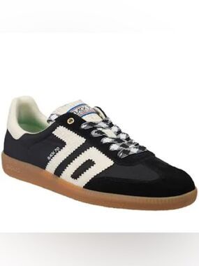 Ghost BACK 70 Low-Top Black Suede & Cream "70" Retro Sneakers 41